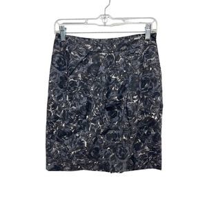 Ann Taylor Loft Petites Pencil Skirt 2P Lined Cotton Office Business Casual